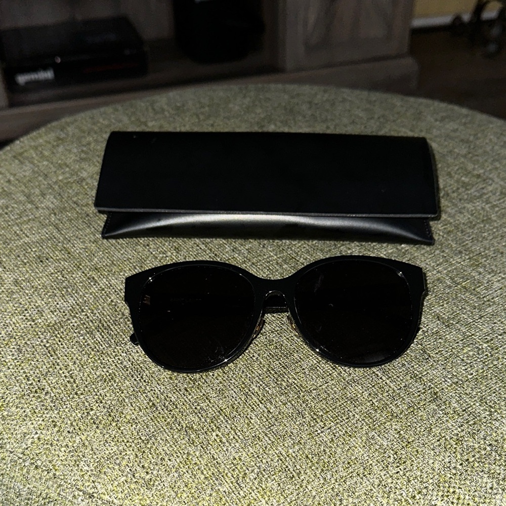 Saint Laurent Black Sunglasses with Case